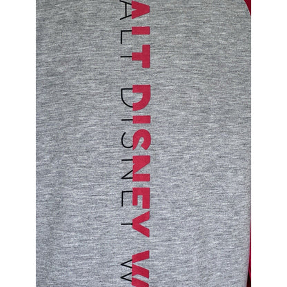 Size L Walt Disney World Mickey Mouse 2021 Pullover Gray Blue & Red Sweatshirt