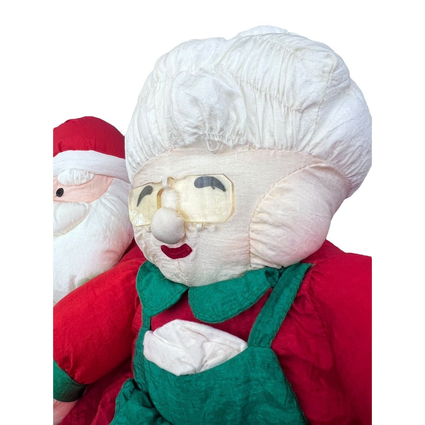 Santa Mrs Claus Christmas Nylon Plush Lot Parachute Soft Stuffed Toys JS Interna