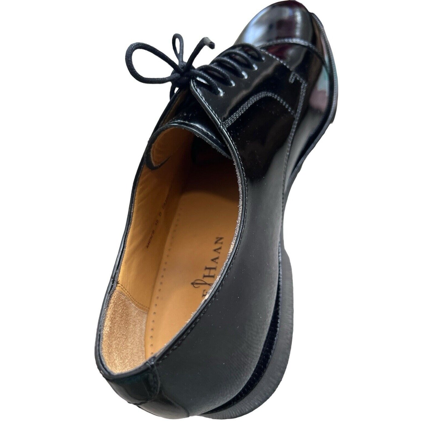 Size 10M Cole Haan SINGLE LEFT SHOE ONLY Mens Amputee Black Dress Shoe Formal