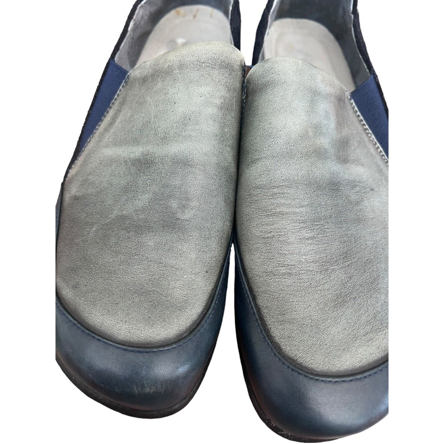 Size 9 (eu 40) Naot Made in Israel Navy Blue Slip On Comfort Shoes