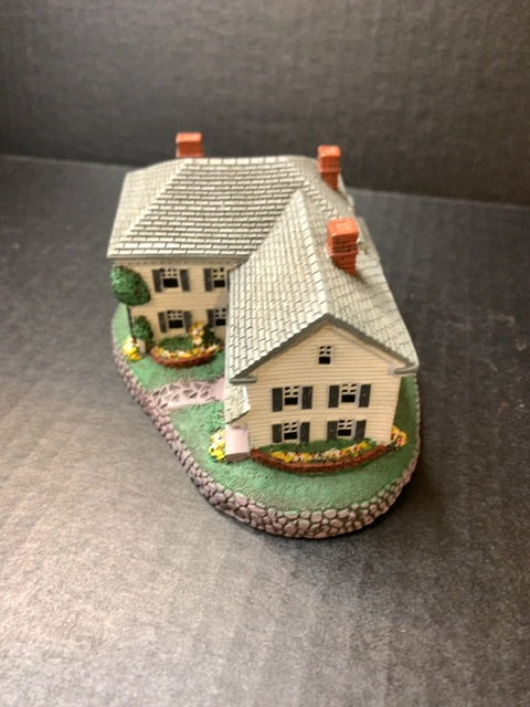 1990 Rhodes Studios Rockwells Hometown Collection Rockwell's Residence House Figurine