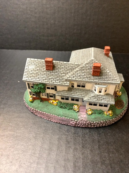 1990 Rhodes Studios Rockwells Hometown Collection Rockwell's Residence House Figurine