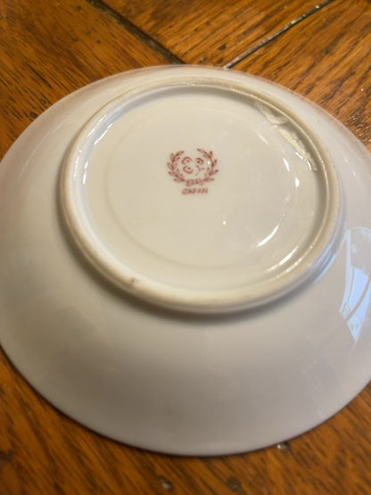 Vintage Japan Porcelain Yellow Daisy Petite Cup and Saucer Set