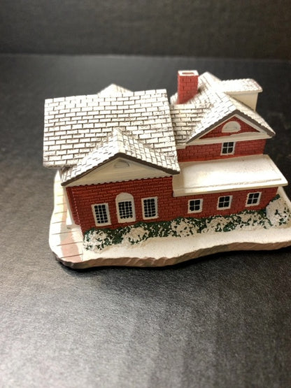 1990 Rhodes Studios Rockwells Main Street The Bank Holiday House Figurine