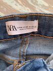 Size 6 Zara Women's Medium Wash Blue Stretch Skinny Denim Jeans 27" Inseam