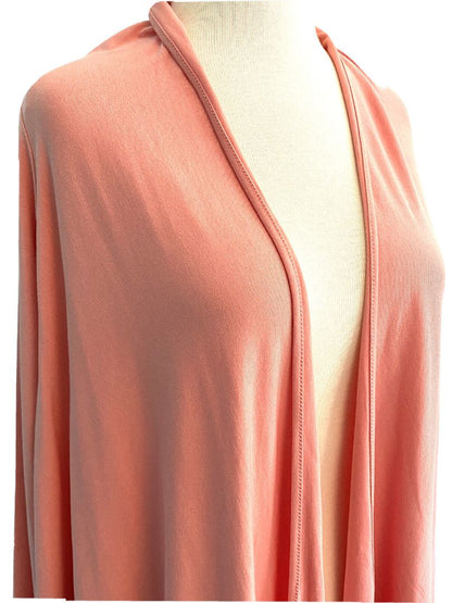 J Jill Womens Wearever Two-Way Apricot Jacket Cardigan Size XS