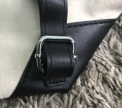 Deux Lux Demi Backpack Off White & Black