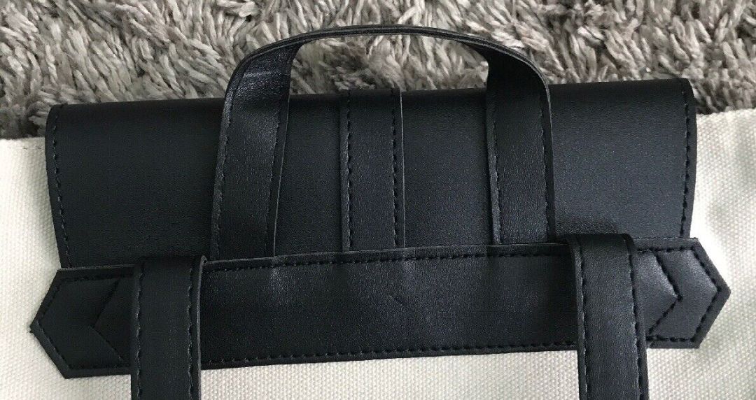 Deux Lux Demi Backpack Off White & Black