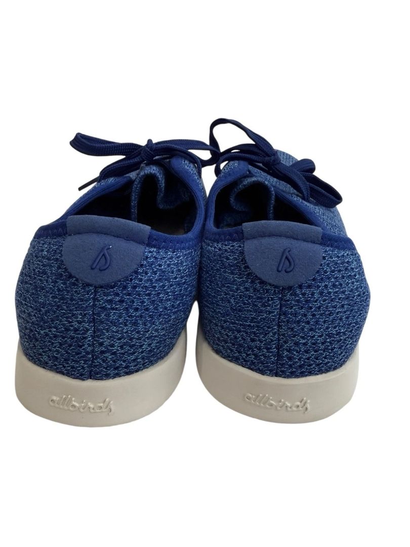 Size 9 Allbirds Mens Hazy Cobalt Blue Tree Skipper Boat Shoe Sneaker Heather