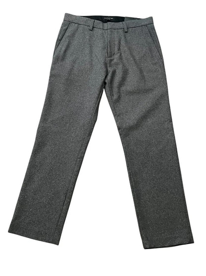 31 x 30 Banana Republic  Gray Mens Emerson Dress Pants Wool Blend Solid Heavy Thick