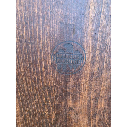 Vintage Set of 2 Heywood-Wakefield Step End Tables Old Colony Line Cinnamon