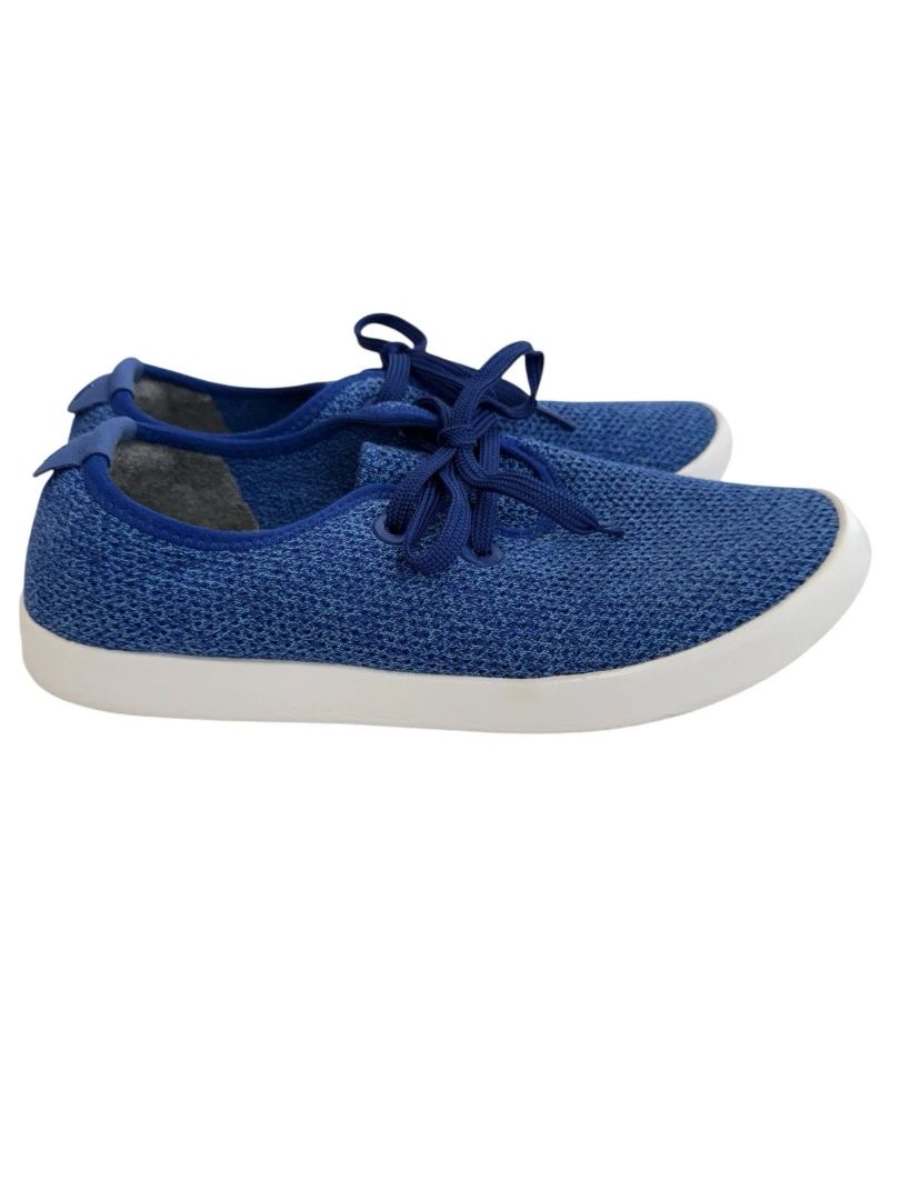 Size 9 Allbirds Mens Hazy Cobalt Blue Tree Skipper Boat Shoe Sneaker Heather