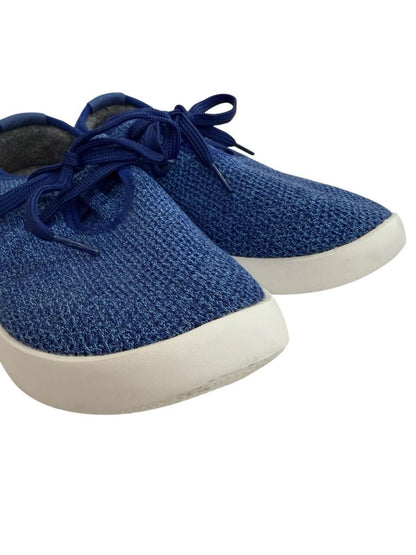 Size 9 Allbirds Mens Hazy Cobalt Blue Tree Skipper Boat Shoe Sneaker Heather