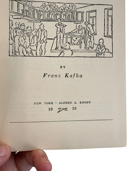The Trial By Franz Kafka 11th US Printing Knopf Published 1937 Printed 1955 Hardcove