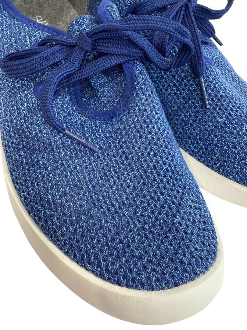 Size 9 Allbirds Mens Hazy Cobalt Blue Tree Skipper Boat Shoe Sneaker Heather
