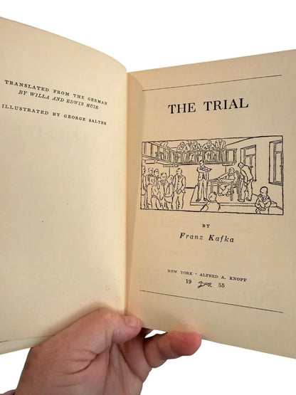The Trial By Franz Kafka 11th US Printing Knopf Published 1937 Printed 1955 Hardcove