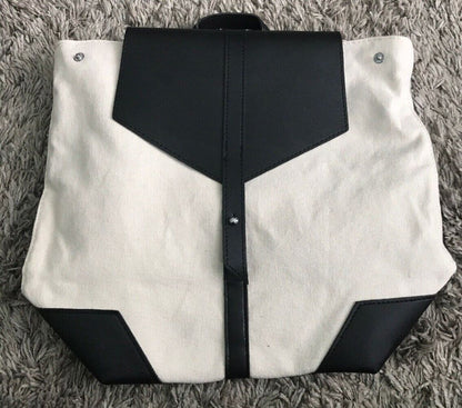 Deux Lux Demi Backpack Off White & Black