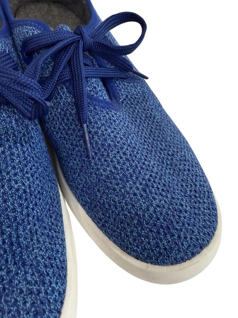 Size 9 Allbirds Mens Hazy Cobalt Blue Tree Skipper Boat Shoe Sneaker Heather