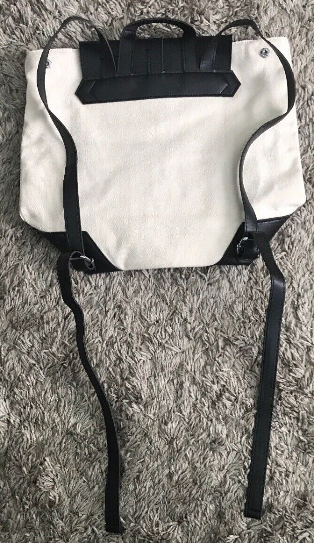 Deux Lux Demi Backpack Off White & Black