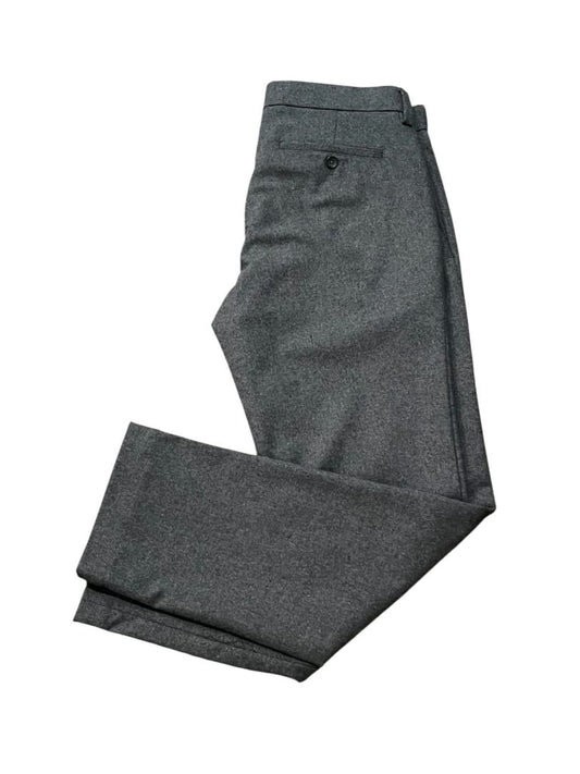 31 x 30 Banana Republic  Gray Mens Emerson Dress Pants Wool Blend Solid Heavy Thick
