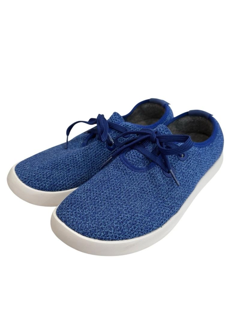 Size 9 Allbirds Mens Hazy Cobalt Blue Tree Skipper Boat Shoe Sneaker Heather