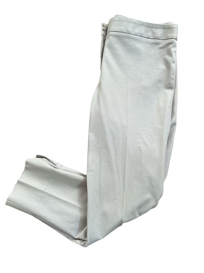 Size 8 Elliott Lauren Womens Control Stretch Ankle Pants Gray Back Slit