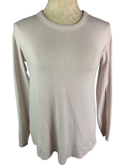 XS Tahari Women's Blush Pink Pullover Sweater Soft Lightweight