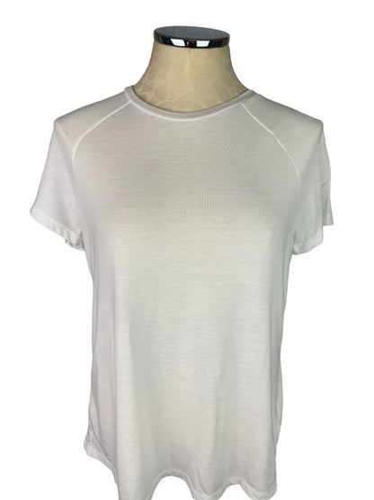 Medium J.Crew Factory Women's White Petal Back Tshirt AW610