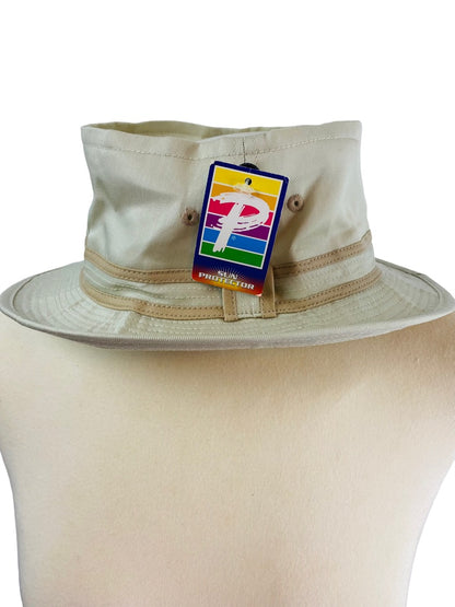 Pacific Sun Hat Tan Bucket Style New 100% Cotton Adult One Size