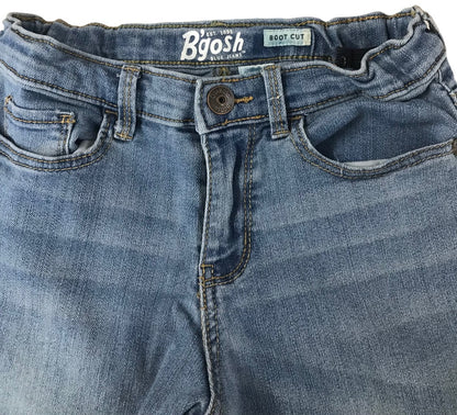 8R B'Gosh Bootcut Girls Jeans Adjustable Waist Medium Wash