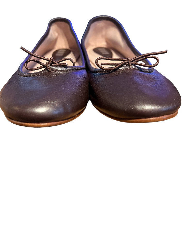 8.5 (39.5) Bloch Brown Metallic Ballet Flat EUC