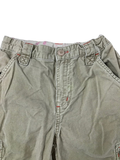 6X/7 L.L. Bean Girls Adjutable Waist Tan Corduroy Pants