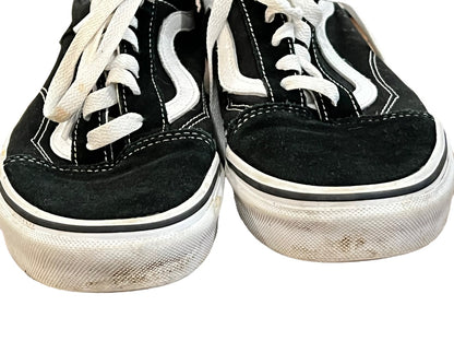 7.5 Women Vans Old Skool Skate Shoes Sneakers Black Suede Men 6