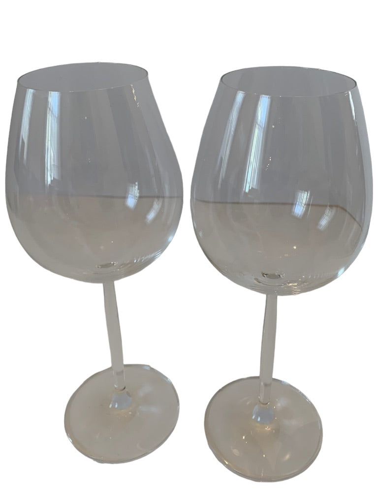 Set of 2 Diva by Schott Zwiesel 10" Long Stem Water Goblet Clear Crystal