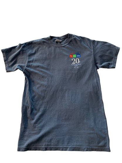 Medium Colonial Hyndai 20th Anniversary Downingtown Short Sleeve Blue Adult Tshirt