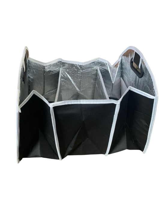 Trunk Car Foldable Cargo Divider Insualted Handled Collapsible Black Fold Up