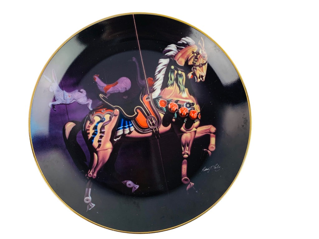 Agnes Catherine Treasures Carousel Limited Edition 8.5" Decorative Plate