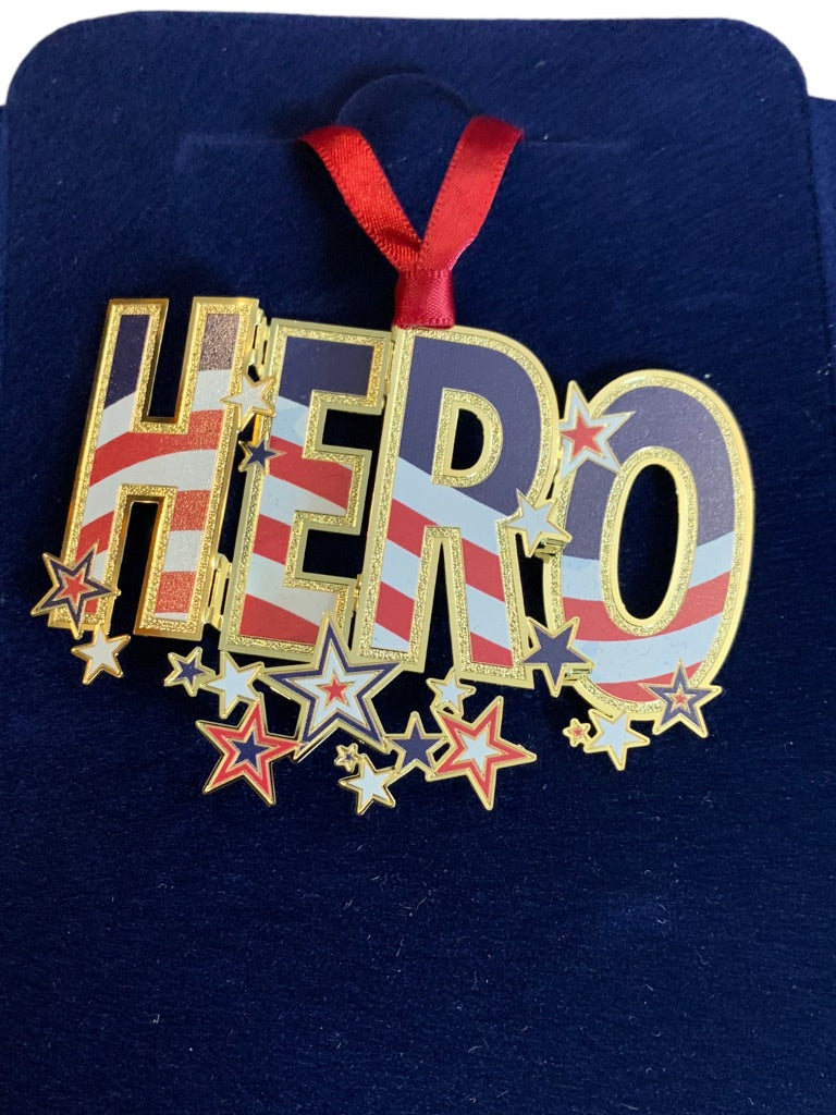 Beacon Hero Ornament New USA Made 3.5 x 2.5" Christmas