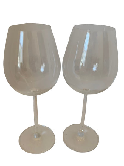 Set of 2 Diva by Schott Zwiesel 10" Long Stem Water Goblet Clear Crystal