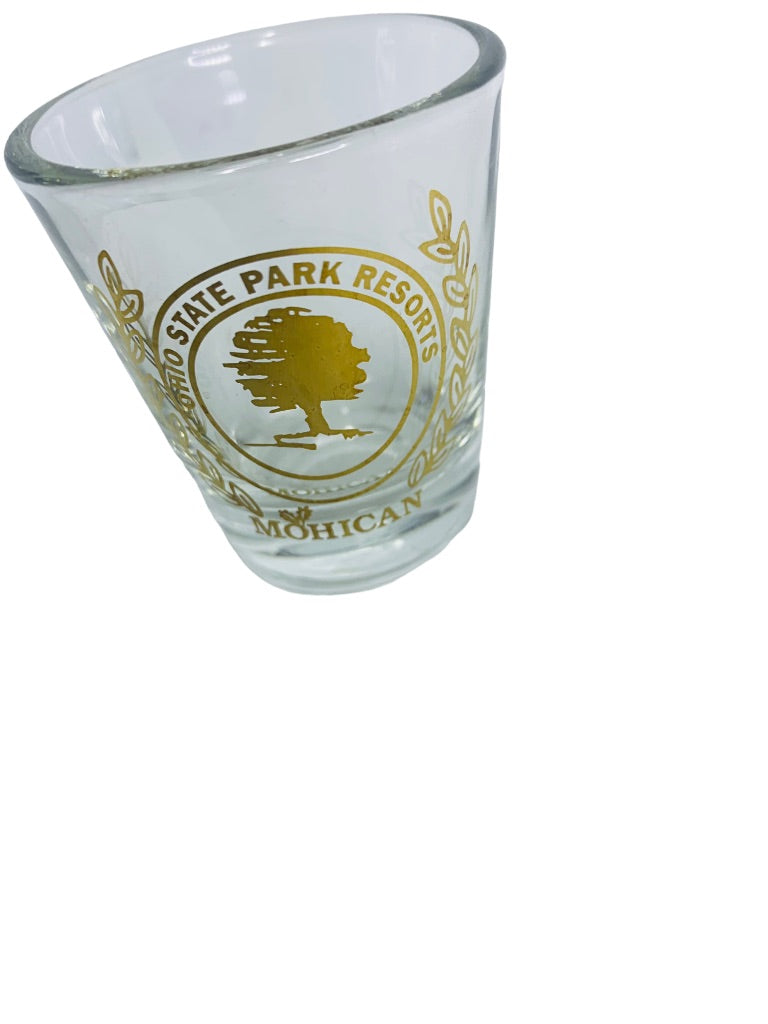 Ohio State Park Resorts Souvenir Shot Glass Libbey 1.5 oz