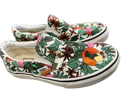 Vans Women's 6 Men 4.5 Classic Slip On Mutli Tropic