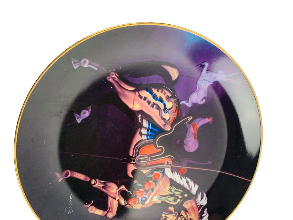 Agnes Catherine Treasures Carousel Limited Edition 8.5" Decorative Plate