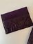 Alex + Ani Foldover Gabriel Clutch Purple Embossed Leather with Card Case