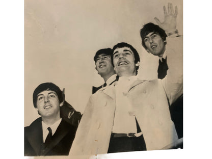 Beatles Wide World Photo's June 4th 1964 The Beatles Get a Subsitute Drummer 8 x 10"