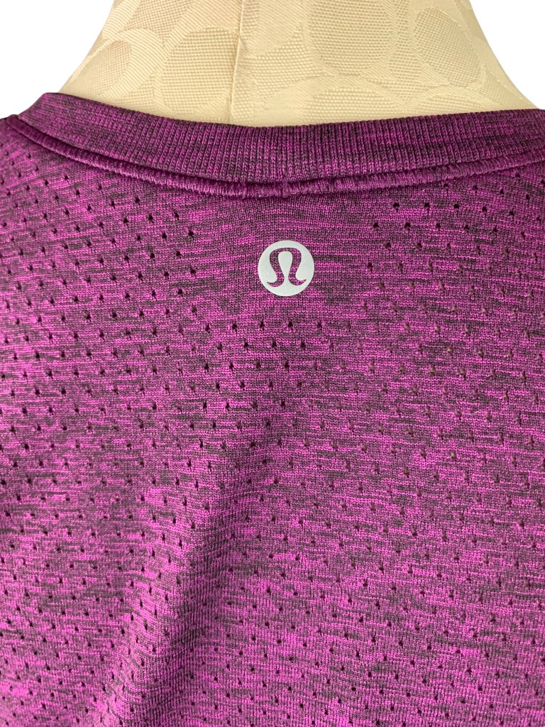 4 Lululemon Purple Women's Breeze By Perforated Muscle Tank Shirt Sleeveless