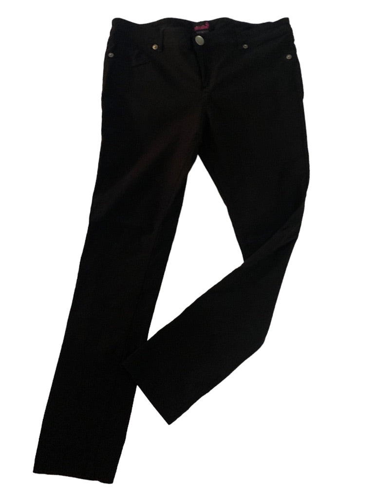 Large Flirtatious Junior Women's Black Skinny Pants 26" Inseam