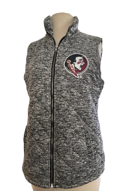 Medium Florida State Seminole Women's Quilted Vest