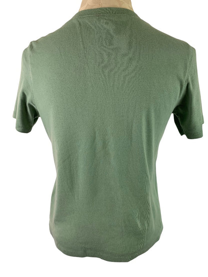 Medium Petite Hastings & Smith Women's V-Neck Tshirt Sage Green