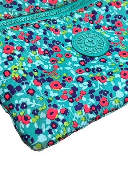 Kipling Keiko Crossbody Bag Field Floral Travel With Charm 3 Zip