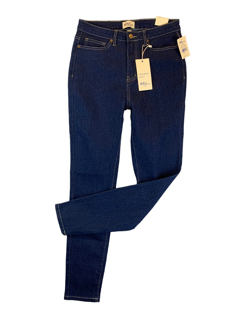 11 RPL Jeans Hi Rise Skinny Jeans Junior Women's Indigo New Denim 30" Inseam